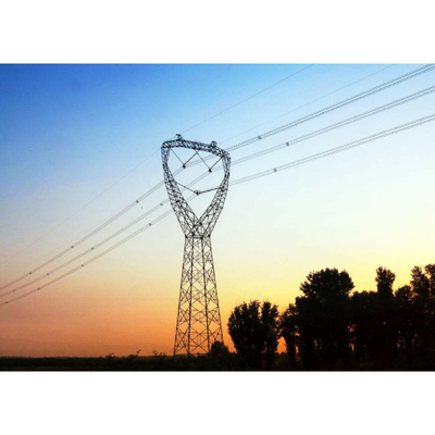 Wielokątna stożkowa wieża kątowa 10kv do 750kv linii transmisyjnej