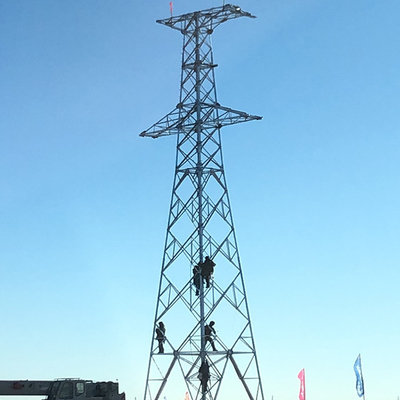 Ocynkowana wieża transmisji mocy ze stali anioła