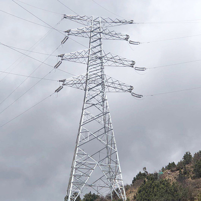 Pylon kratowy ze stali gniewnej do przenoszenia energii elektrycznej 110kV 132kV