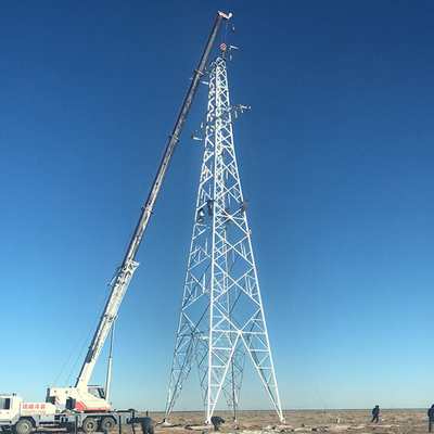 Cross River Angel Steel 35 66 110 220KV Wieża linii przesyłowej