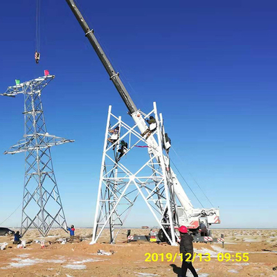 Cross River Angel Steel 35 66 110 220KV Wieża linii przesyłowej