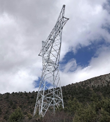 110 132kV 4-nożna kątowa stalowa wieża transmisyjna kratowa