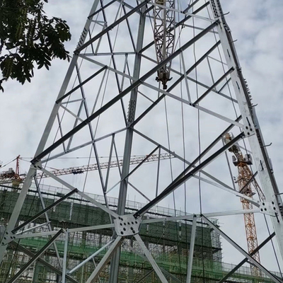 Linia transmisyjna 110kV Stal ocynkowana kątowa pylon kratowy