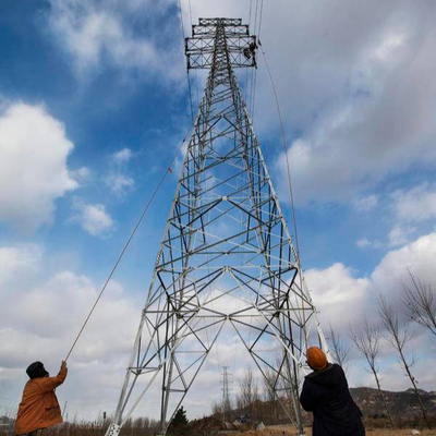 Stal ocynkowana ogniowo Angel Steel 132 KV Wieża linii przesyłowej