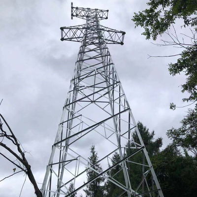 ASTM123 Galwanizowana stalowa wieża kratowa 110KV