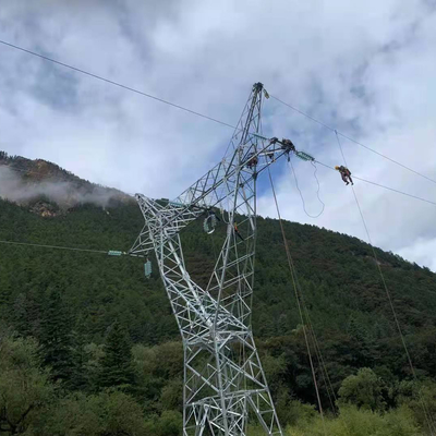 Stalowa wieża kątowa ocynkowana ogniowo do linii przesyłowej 110KV