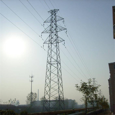 Ocynkowana stalowa wieża dwuobwodowa Q345 do linii przesyłowej 33KV