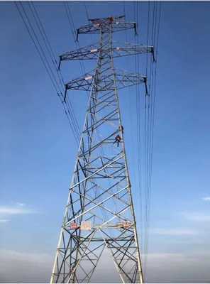 Stalowa wieża transmisyjna ocynkowana ogniowo 500KV Q355 Q255