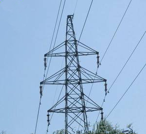 11 - 500KV kątowa stalowa kratowa elektryczna wieża transmisyjna