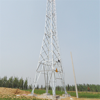 110KV 132KV Anger Steel Lattice Pylon Wieża transmisyjna