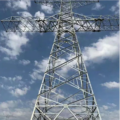 Stalowe wieże kratowe HDG Anger do elektrycznej linii przesyłowej