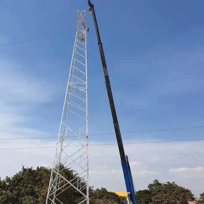 Stalowa wieża telekomunikacyjna ocynkowana ogniowo 115KV