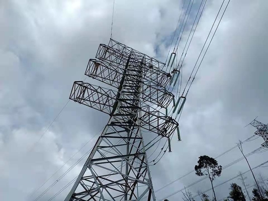 10 - 1000KV kratowe stalowe wieże do przenoszenia energii elektrycznej