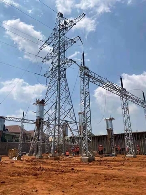 10 - 1000KV kratowe stalowe wieże do przenoszenia energii elektrycznej