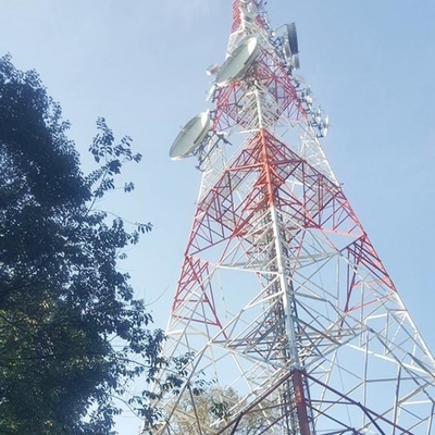 76-metrowa samonośna stalowa wieża telekomunikacyjna GSM