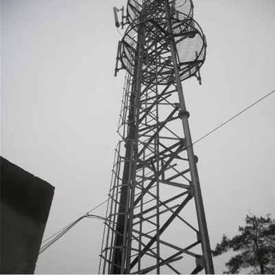 Samonośna stalowa rurowa wieża telekomunikacyjna ze stali HDG