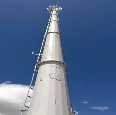 Q235B Q345B Teleskopowy maszt anteny telekomunikacyjnej Polygon