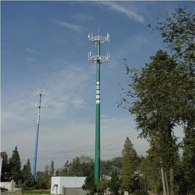 Odporna na zużycie 10 - 750KV Monopole wieża telekomunikacyjna Zatwierdzona przez ASTM