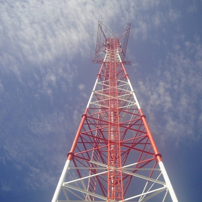 ISO 1461 ASTM A123 HDG Rurowa stalowa wieża telekomunikacyjna