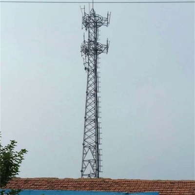 HDG 3/4 nogi z rurowej stalowej wieży anteny telekomunikacyjnej