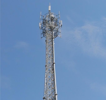 ASTM A123 Stalowa wieża telekomunikacyjna ze stali ocynkowanej z kratownicą