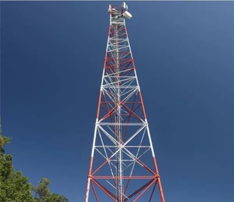 Telekomunikacja HDG Q235B Q355B Stalowa wieża rurowa