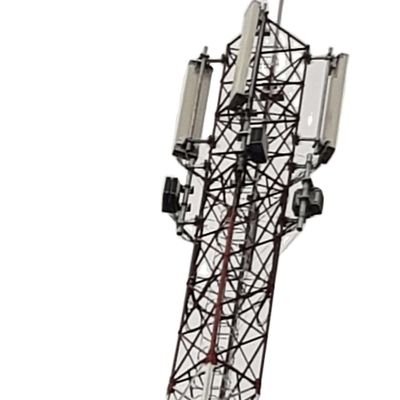 Q420 Stalowa wieża telekomunikacyjna 4 nogi kątowe ocynkowane ogniowo i akcesoria