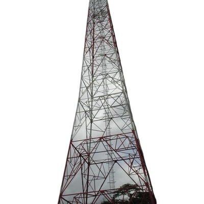 4-nożna konstrukcja stalowa wieża telekomunikacyjna ze wspornikiem
