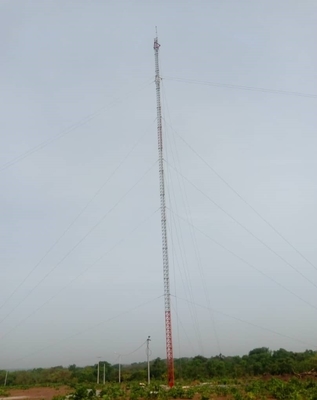 Ocynkowany samonośny trójkąt stalowy Monopole Tower