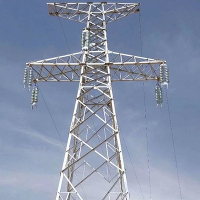 Q355B Stalowa linia transmisyjna Wieża ocynkowana energia elektryczna