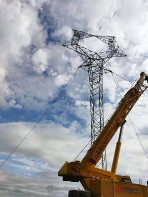 Cat Head Transmission Line Kratowa stalowa wieża do budowy