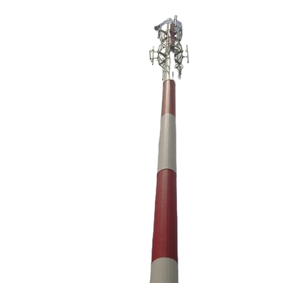 Stalowa wieża monopolowa do ocynkowania ogniowego Telecom