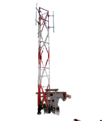 Q345 Q235 Stalowa wieża dachowa do telekomunikacji ocynkowana ogniowo
